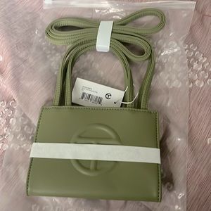 telfar drab small shopping bag